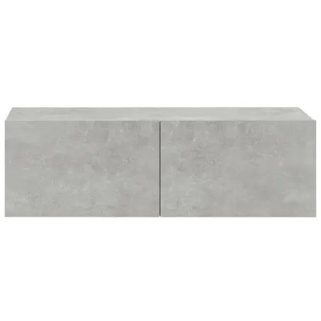 Ensemble de meubles TV 6 pcs Gris béton Bois d'ingénierie