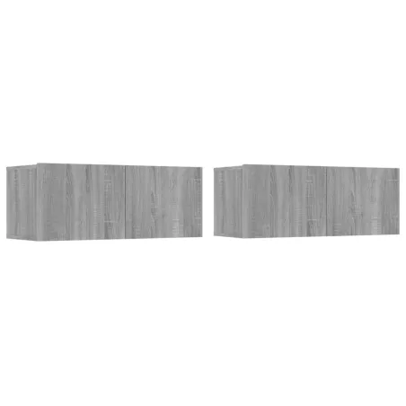 Ensemble de meubles TV 6 pcs Sonoma gris Bois d'ingénierie