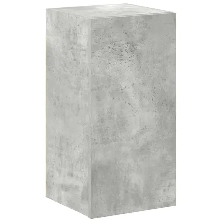 Ensemble de meubles TV 4 pcs Gris béton Bois d'ingénierie