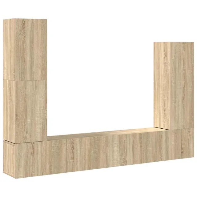 Ensemble de meubles TV 4 pcs Chêne sonoma Bois d'ingénierie