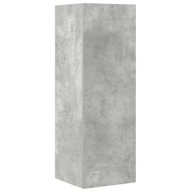 Ensemble de meubles TV 4 pcs Gris béton Bois d'ingénierie