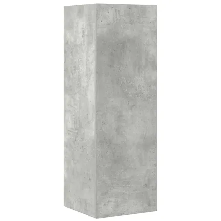 Ensemble de meubles TV 4 pcs Gris béton Bois d'ingénierie
