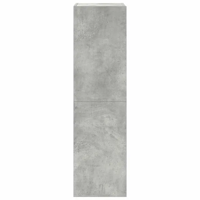 Ensemble de meubles TV 4 pcs Gris béton Bois d'ingénierie