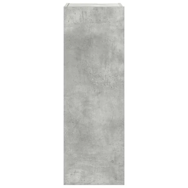 Ensemble de meubles TV 4 pcs Gris béton Bois d'ingénierie