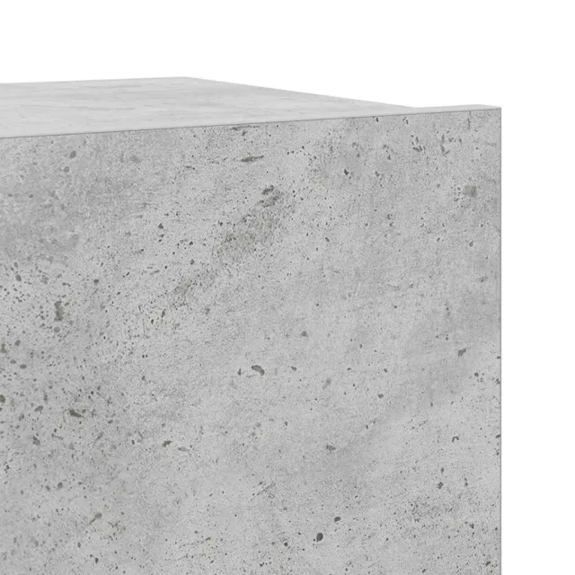 Ensemble de meubles TV 4 pcs Gris béton Bois d'ingénierie