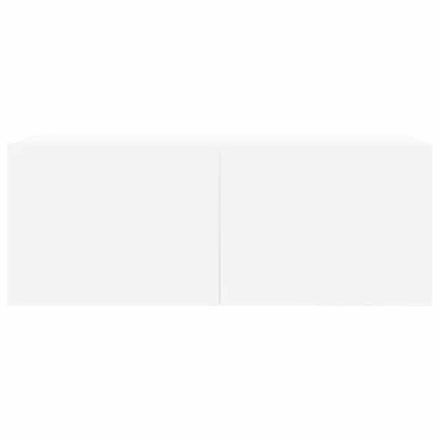 Ensemble de meubles TV 4 pcs Blanc Bois d'ingénierie