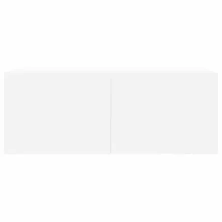 Ensemble de meubles TV 4 pcs Blanc Bois d'ingénierie