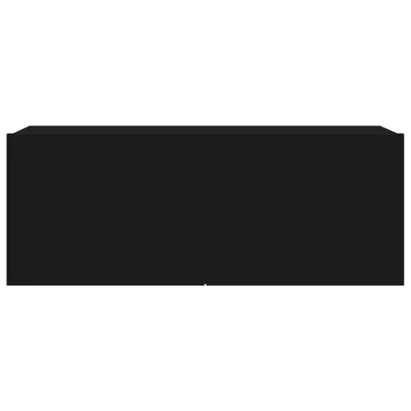 Ensemble de meubles TV 4 pcs Noir Bois d'ingénierie