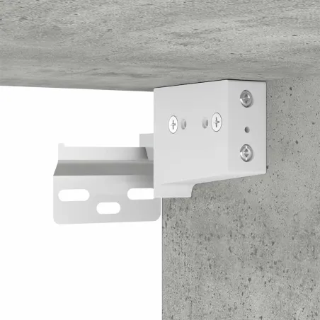 Ensemble de meubles TV 4 pcs Gris béton Bois d'ingénierie