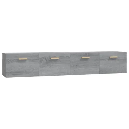 Armoires murales 2 pcs Sonoma gris 100x36,5x35 cm 2