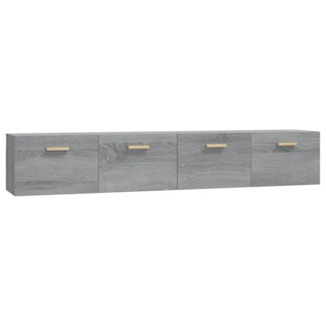 Armoires murales 2 pcs Sonoma gris 100x36,5x35 cm