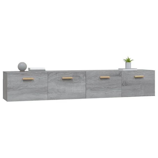 Armoires murales 2 pcs Sonoma gris 100x36,5x35 cm