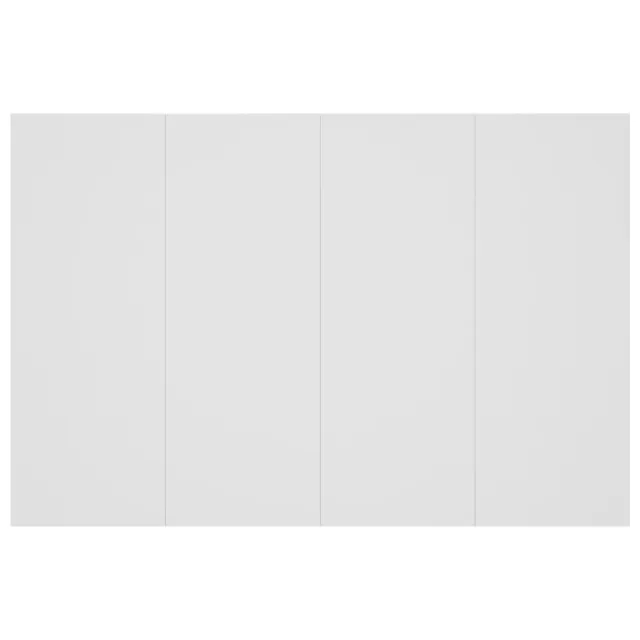 Tête de lit avec armoires Blanc Bois d'ingénierie