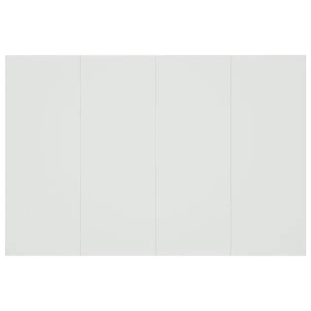 Tête de lit avec armoires Blanc Bois d'ingénierie