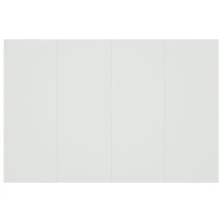 Tête de lit avec armoires Blanc Bois d'ingénierie