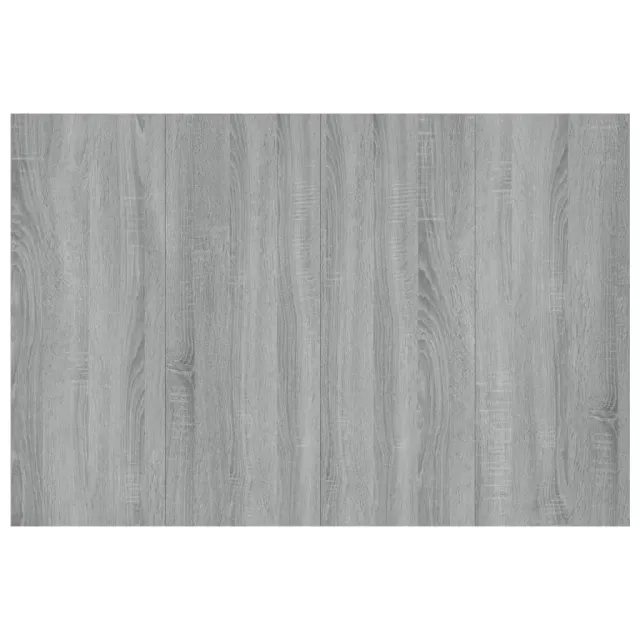 Tête de lit avec armoires sonoma gris Bois d'ingénierie