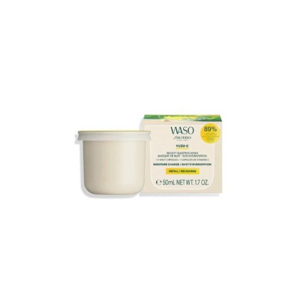 Hydrateren Nachtmasker Shiseido WASO YUZU-C Herladen (50 ml)