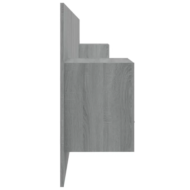 Tête de lit avec armoires Sonoma gris Bois d'ingénierie