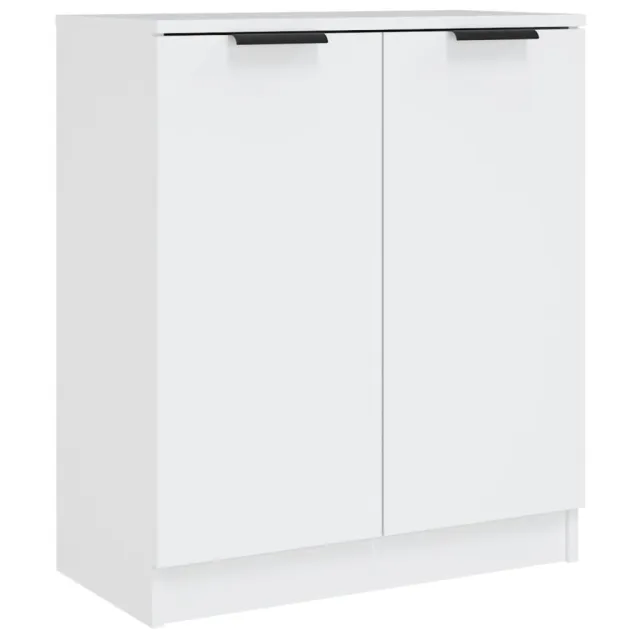 Buffets 2 pcs blanc 60x30x70 cm Bois d'ingénierie