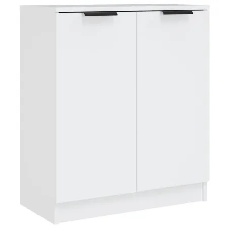 Buffets 2 pcs blanc 60x30x70 cm Bois d'ingénierie