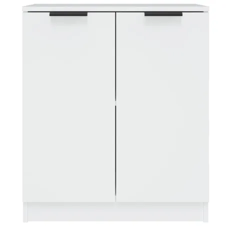 Buffets 2 pcs blanc 60x30x70 cm Bois d'ingénierie