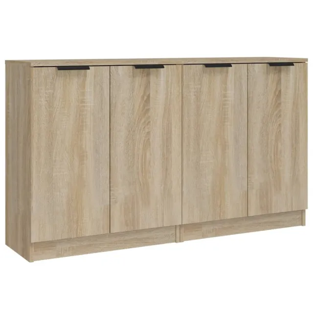 Buffets 2 pcs Chêne sonoma 60x30x70 cm Bois d'ingénierie