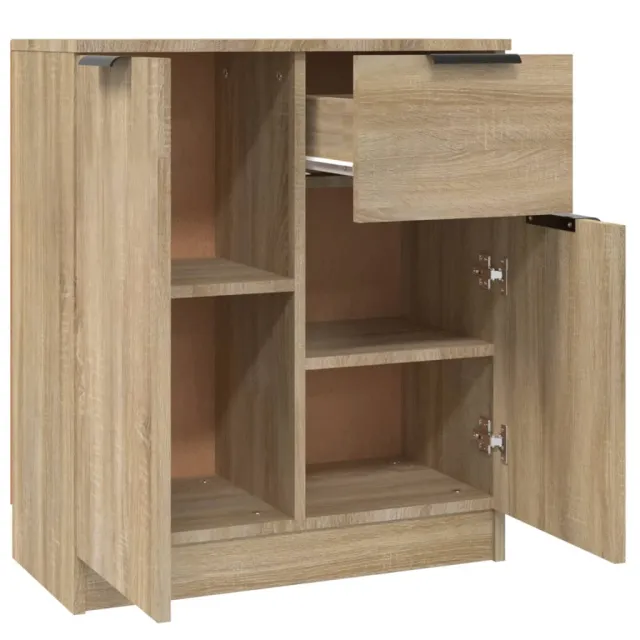 Buffets 2 pcs Chêne sonoma 60x30x70 cm Bois d'ingénierie