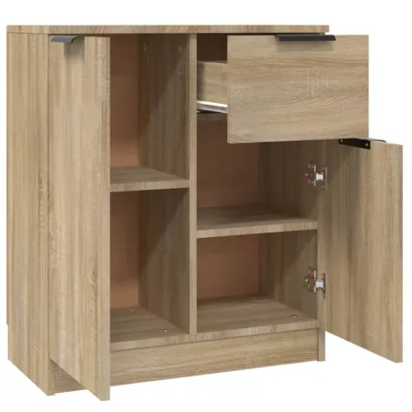 Buffets 2 pcs Chêne sonoma 60x30x70 cm Bois d'ingénierie