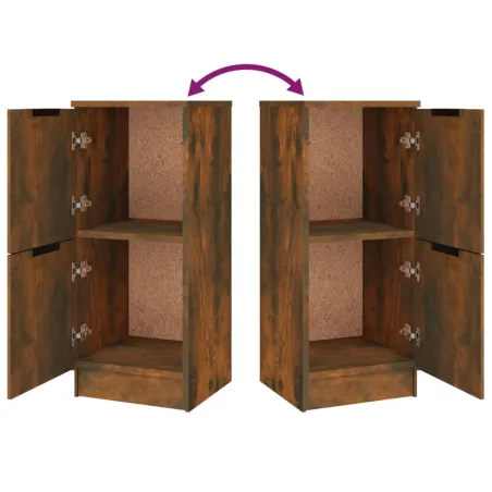 Buffets 3 pcs Chêne fumé Bois d'ingénierie