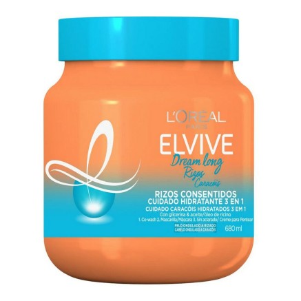 Feuchtigkeitsspendende Maske L'Oreal Make Up Elvive Dream Long 3 in 1
