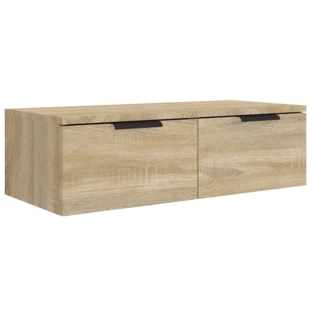 Armoires murales 2pcs Chêne sonoma 68x30x20cm Bois d'ingénierie