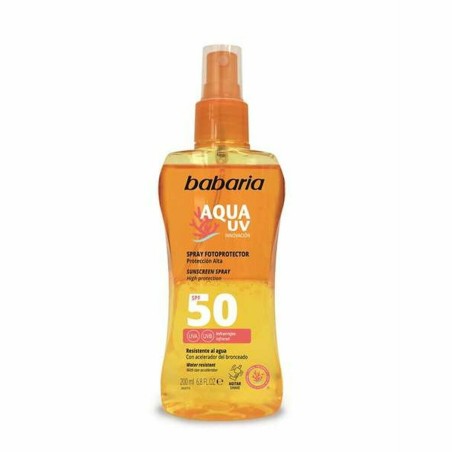 Body Zonnebrandspray Babaria Solar Aqua UV Spf 50 (200 ml)