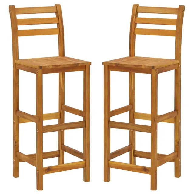 Ensemble de bar de jardin 3 pcs Bois d'acacia solide