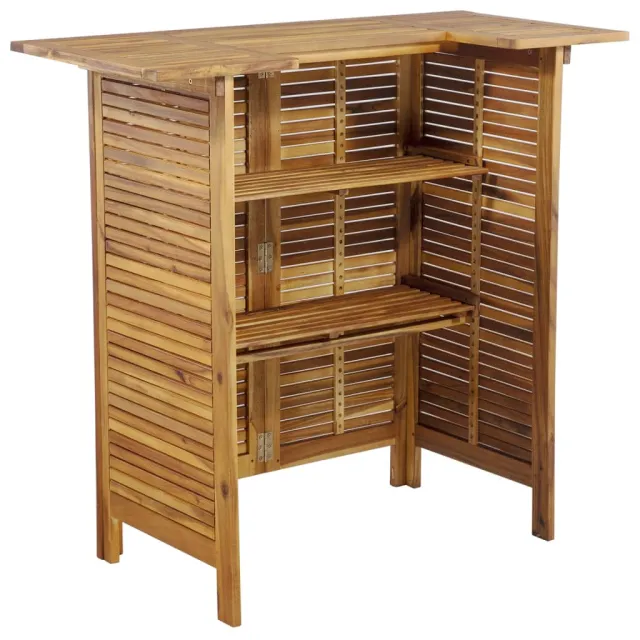 Ensemble de bar de jardin 3 pcs Bois d'acacia solide