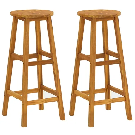 Ensemble de bar de jardin 3 pcs Bois d'acacia solide