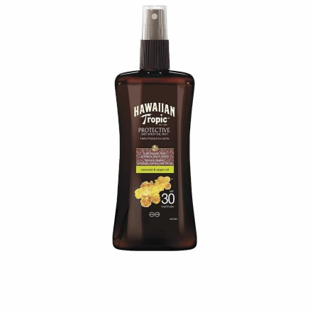 Aceite Solar Hawaiian Tropic Coconut Argan Spf 30 Coco Argán 200 ml