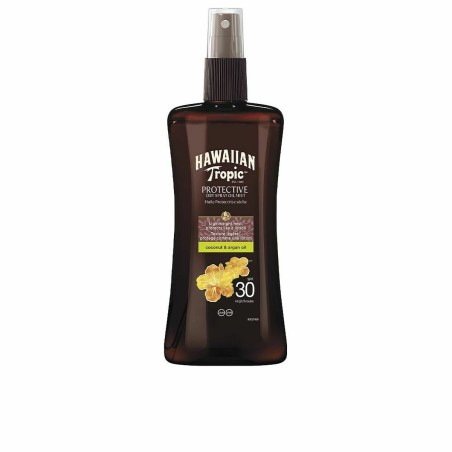 Aceite Solar Hawaiian Tropic Coconut Argan Spf 30 Coco Argán 200 ml