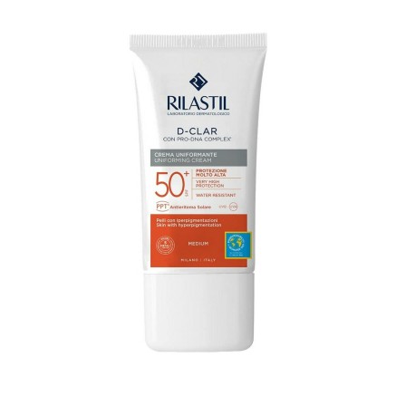 Anti-Sonnenfleckenfluid Rilastil Sun System D-Clar Spf 50+ Medium (40