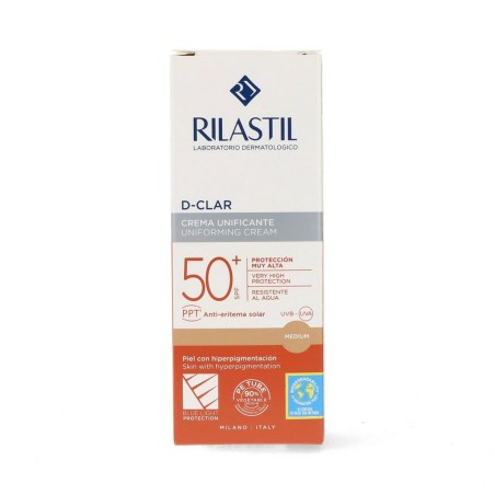 Fluide Solaire Anti-Tâches Rilastil Sun System D-Clar Spf 50+ Medium