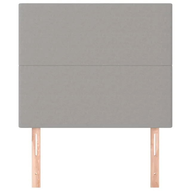 Tête de lit Gris clair 90x5x118/128 cm Tissu