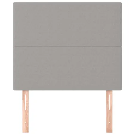 Tête de lit Gris clair 90x5x118/128 cm Tissu