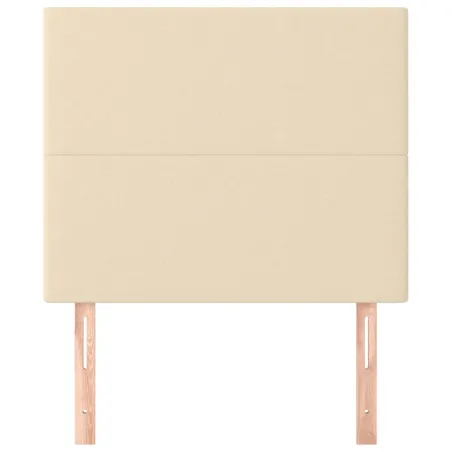 Tête de lit Crème 90x5x118/128 cm Tissu