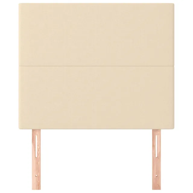 Tête de lit Crème 100x5x118/128 cm Tissu