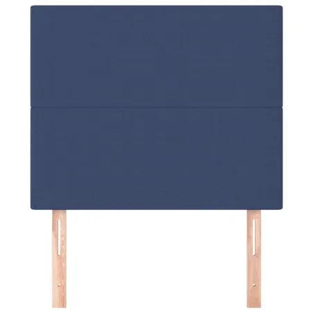 Tête de lit Bleu 100x5x118/128 cm Tissu