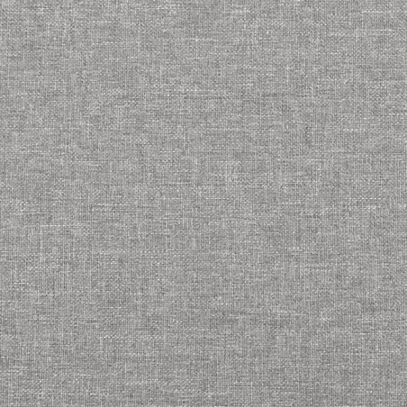 Tête de lit Gris clair 144 x 5 x 118/128 cm Tissu