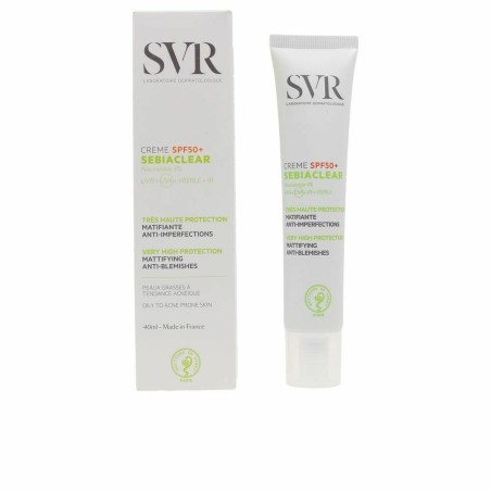 Protezione Solare SVR Sebiaclear Anti-imperfezioni Seboregolatore Spf