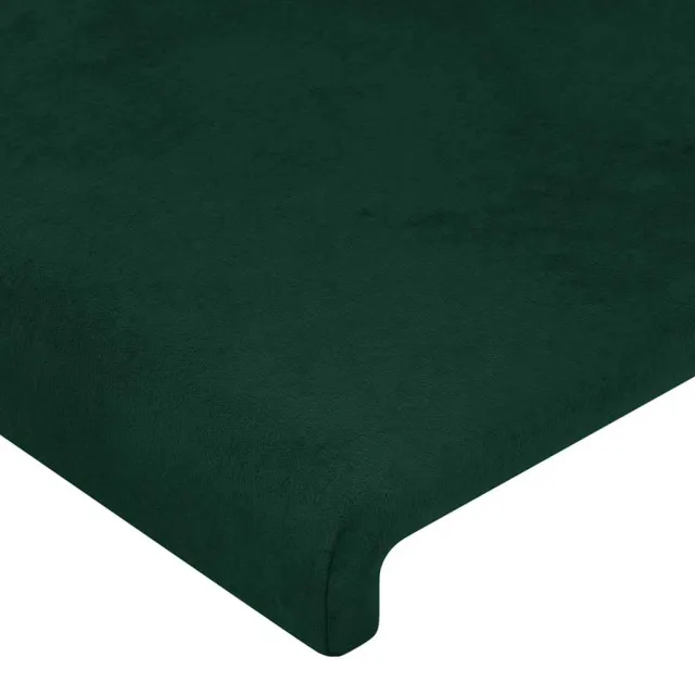 Tête de lit Vert foncé 90x5x118/128 cm Velours
