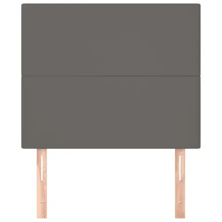 Tête de lit Gris 80x5x118/128 cm Similicuir