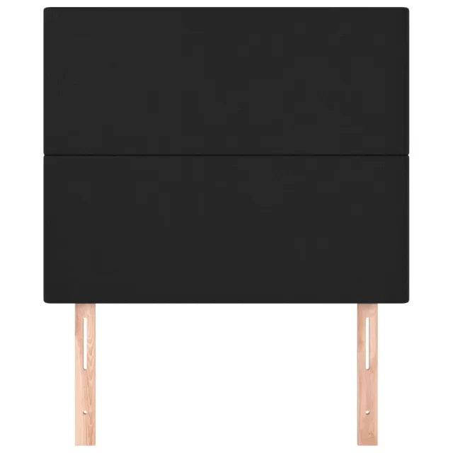 Tête de lit Noir 90x5x118/128 cm Similicuir