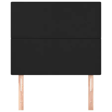 Tête de lit Noir 90x5x118/128 cm Similicuir